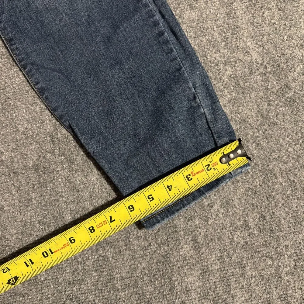 Judy Blue Denim Jeans Womens 14W Blue Relaxed Fit Super Stretchy Straight